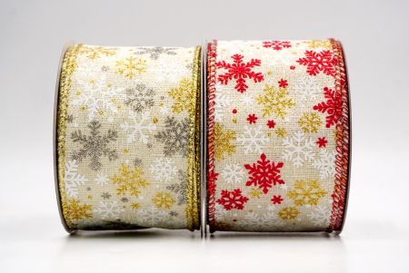 Havas Csillogó Hópehely Drótos Szalag_KF9391.KF9392.KF9393.KF9394.KF9395.KF9396.KF9397